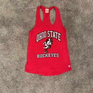 HOMAGE Red Athletic Ohio State Brutus Tank